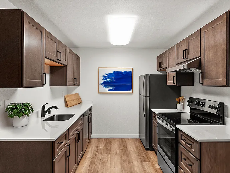 Experience culinary bliss in this beautifully designed kitchen with a modern touch. Experience culinary bliss in this beautifully designed kitchen with a modern touch.