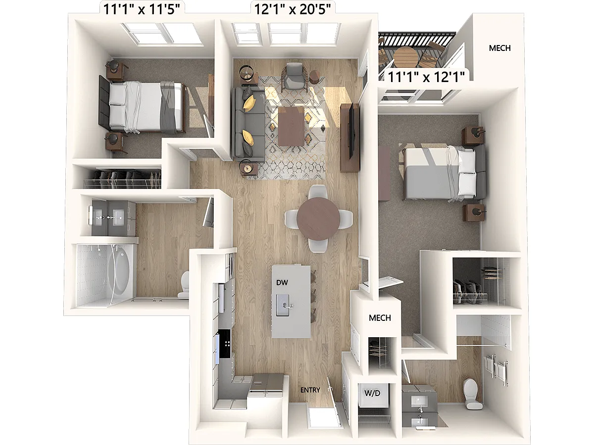 Floor plan B1-72-313