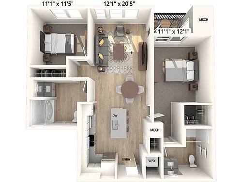Floor plan B1-72-313