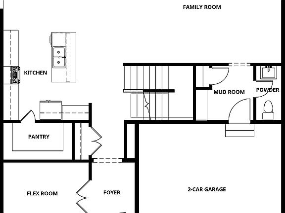 The Red Rock has an open-concept layout.