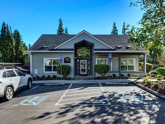 Front of clubhouse Aloha Oregon Quatama Village Apartments