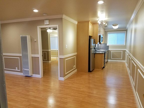 Kitchen and part of the living room