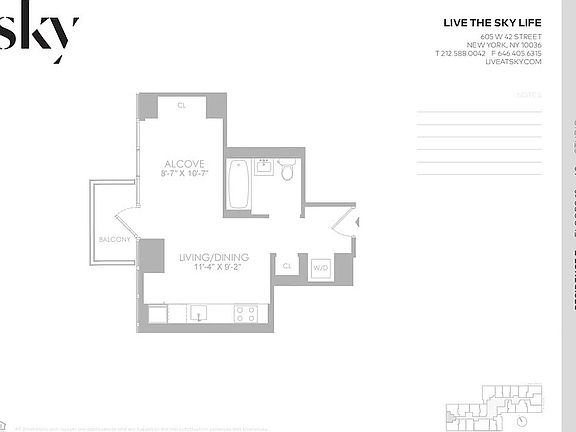 2nd image of 605 W 42nd St #21T