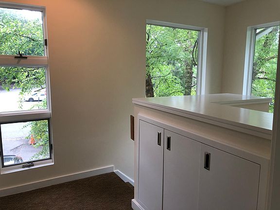 Upstairs entry foyer. Lower cabinets for easy and accessible storage.