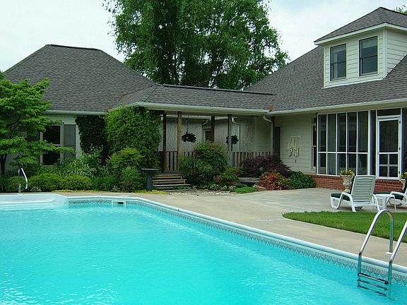 Pool in Backyard