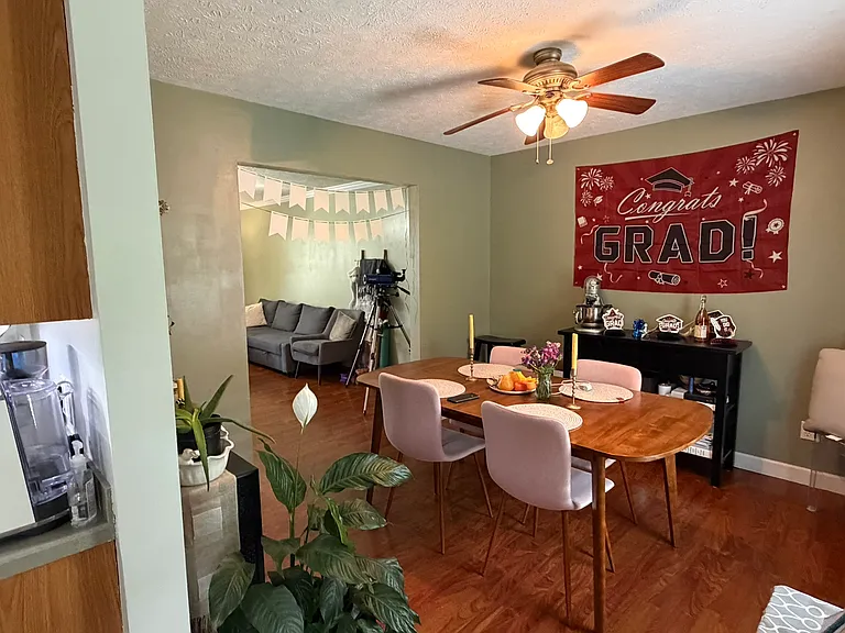 dining room from the door to kitchen