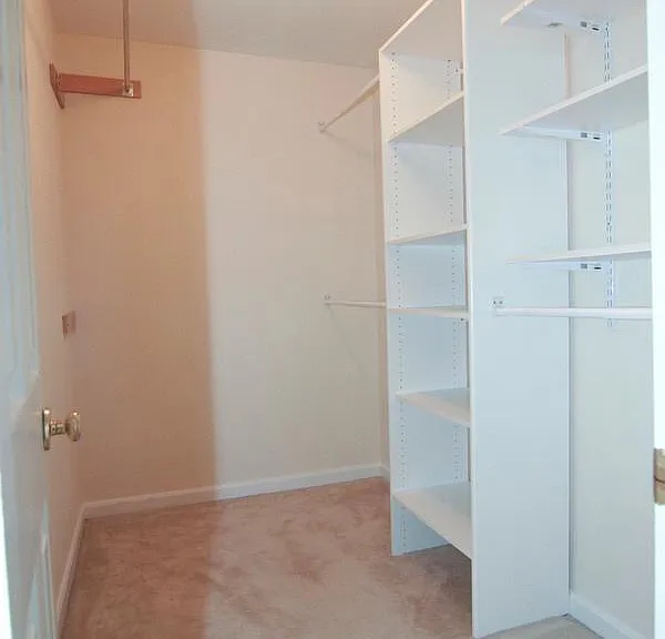 Master bedroom walk-in closet