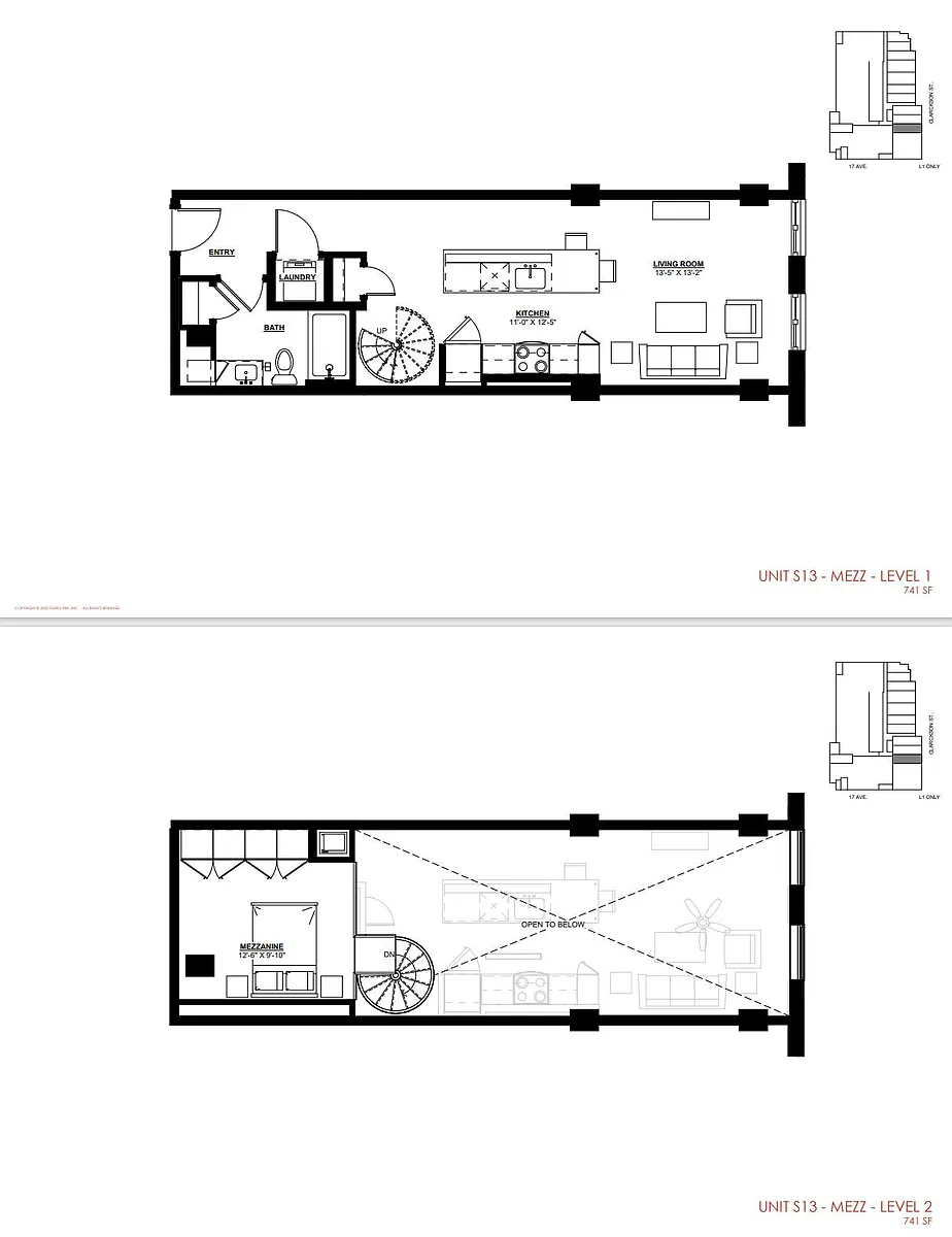 Floor plan S13 Mezz