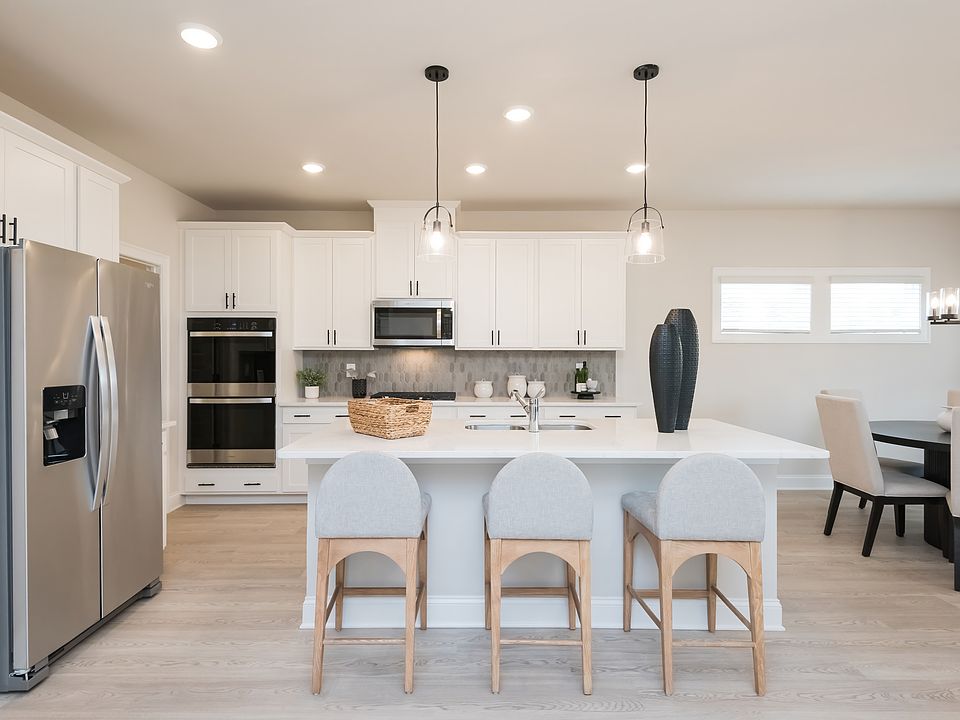 The Johnson floorplan with the Lush White interior package modeled at Martin Springs.