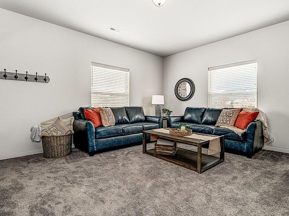 Living Area. Large widows with Mountain view