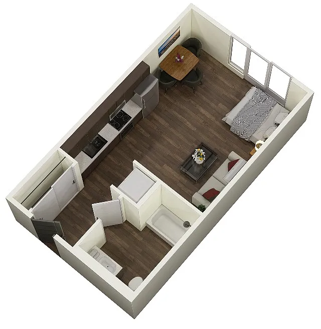 Floor plan Studio J