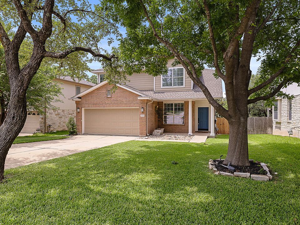 Cul-de-sac living with landscaped front and back yard, solar panels and steps from the community pool!