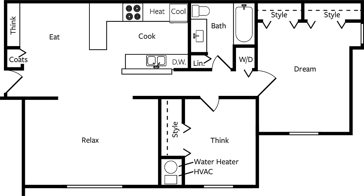 Floor plan The Fir (Renovated)