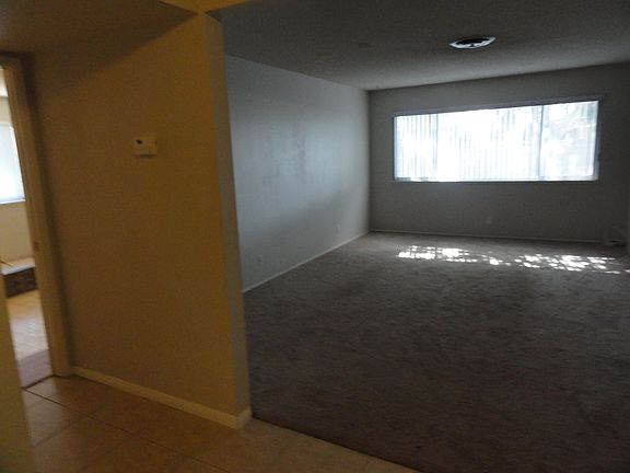 Entry way and living room