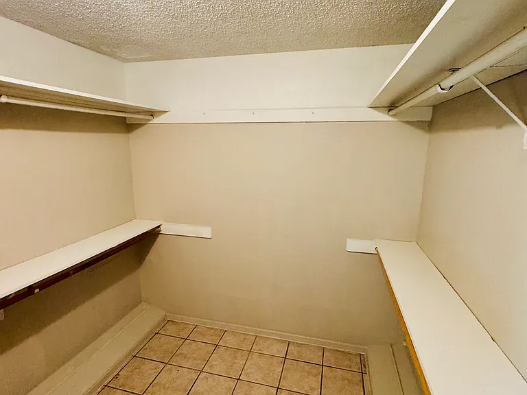 Walk-in master closet