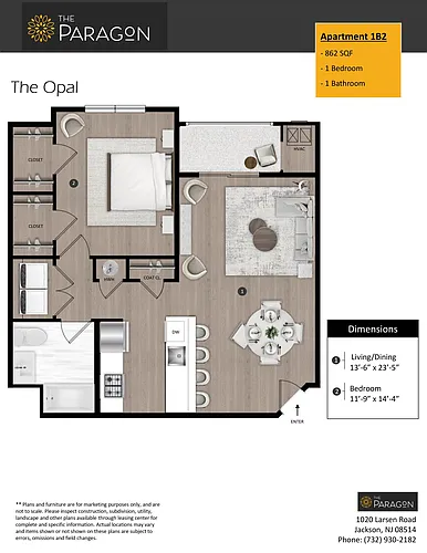 Floor plan The Opal