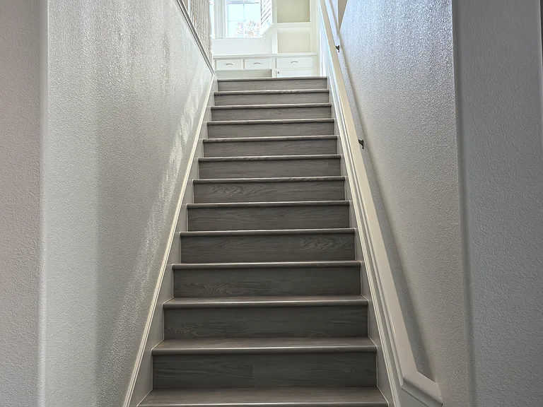 brand new popular luxury vinyl plank flooring throughout the second floor