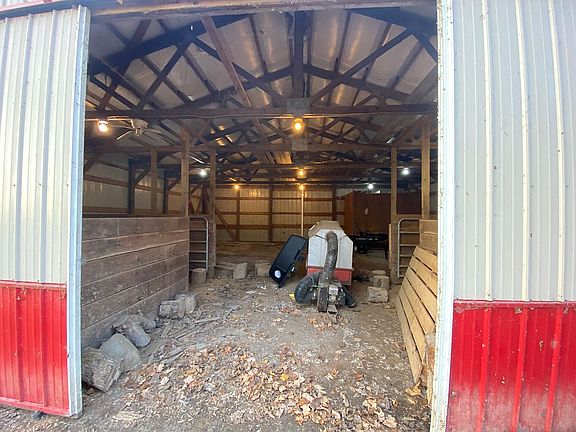 View from south door