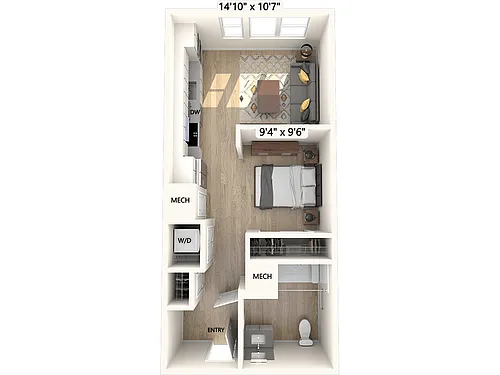 Floor plan S3-ADA