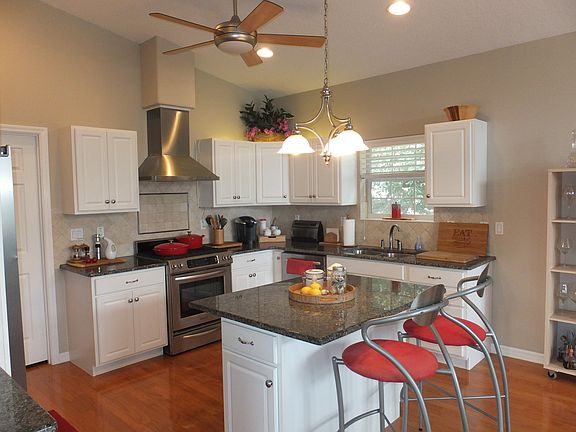 Kitchen with gas range