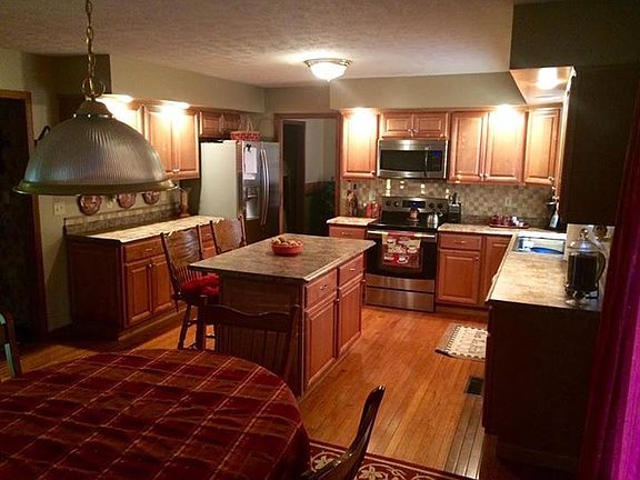 New cabinets and appliances