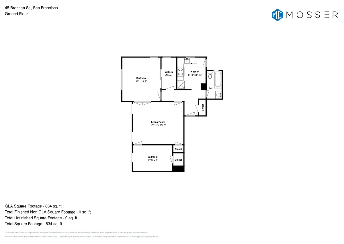 Floor plan 2 Bedroom
