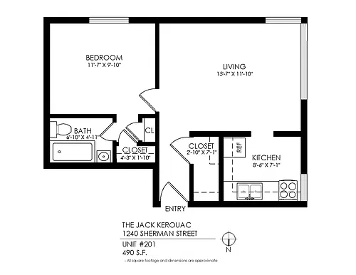 Floor plan 1 Bedroom