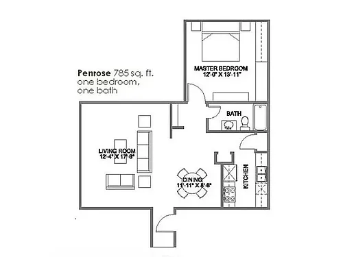 Floor plan Penrose