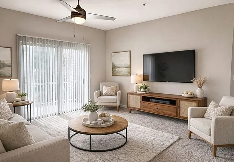 Rice Creek- Living room