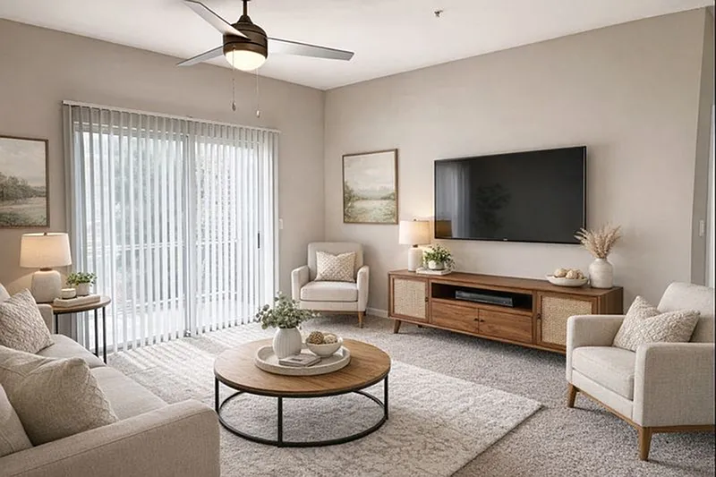 Rice Creek- Living room