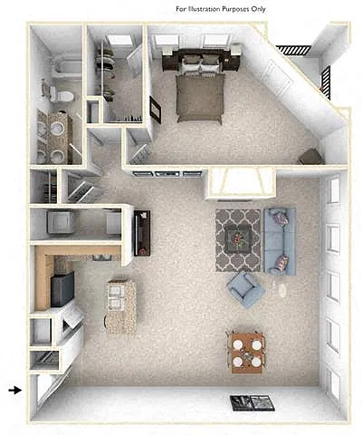 Floor plan Moultrie