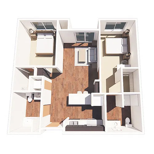Floor plan B3