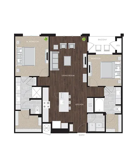 Floor plan B1
