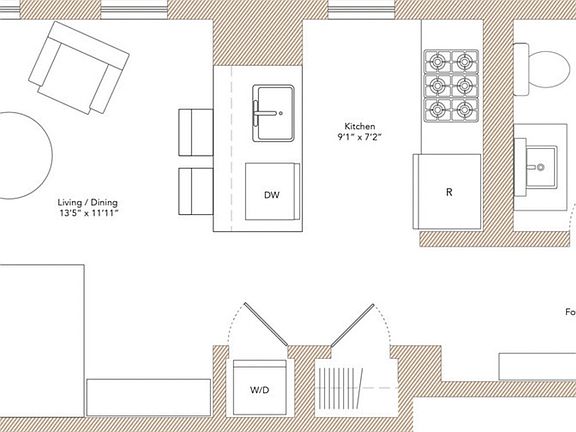 2nd image of 24-16 Queens Plz S Penthouse E