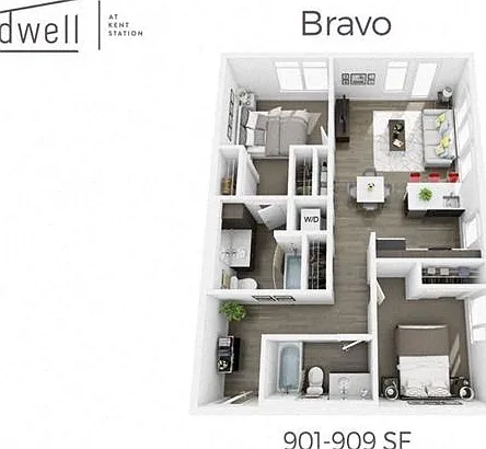 Dwell At Kent Station Apartments — Photo 36