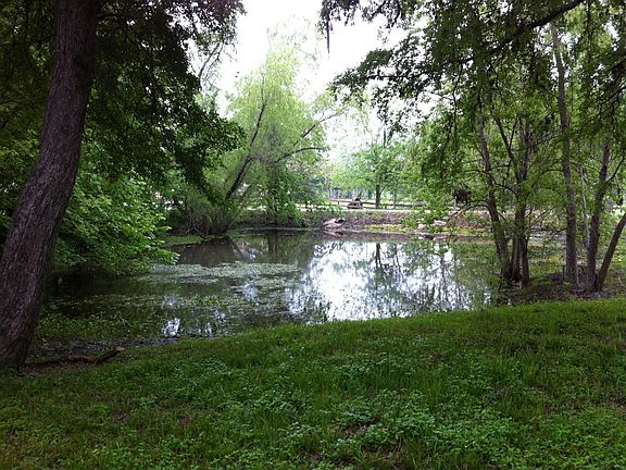 Large private pond in your front yard