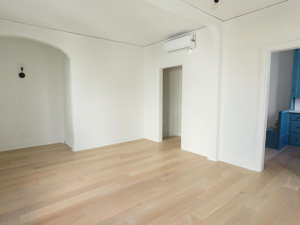 Living room with the mini split heater/ac system