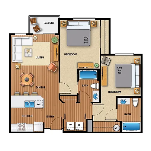 Floor plan Merlot