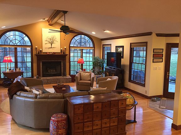 great room and door to patio