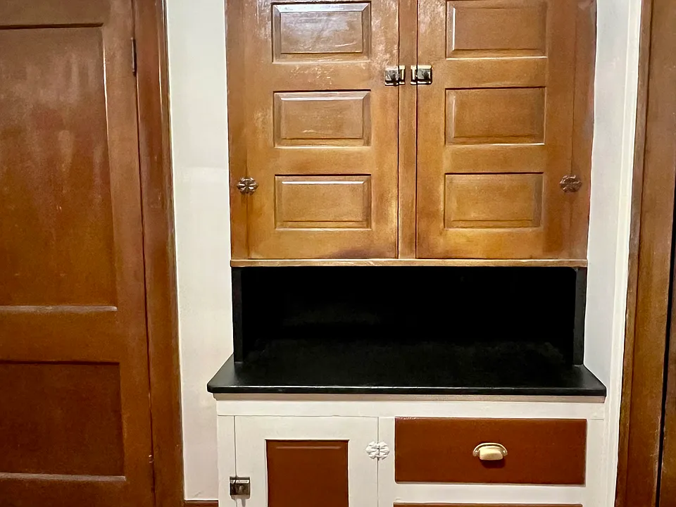 Built-in extra storage in Kitchen