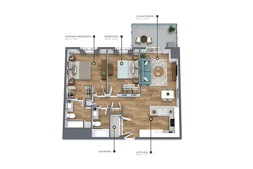 Floor plan 1200-308