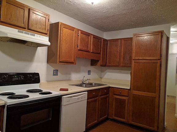 Large Kitchen with new floor tiles
