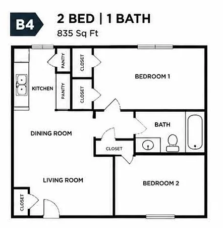 Floor plan B4