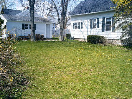 Existing yard and home 