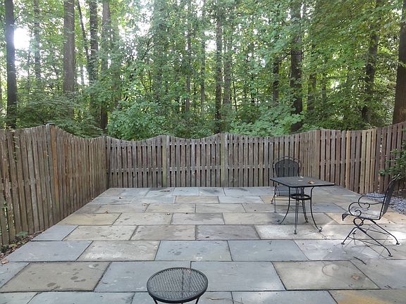 Patio backing to Trees