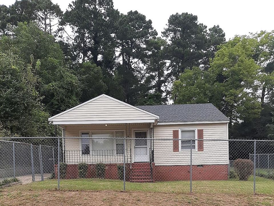 Fenced yard