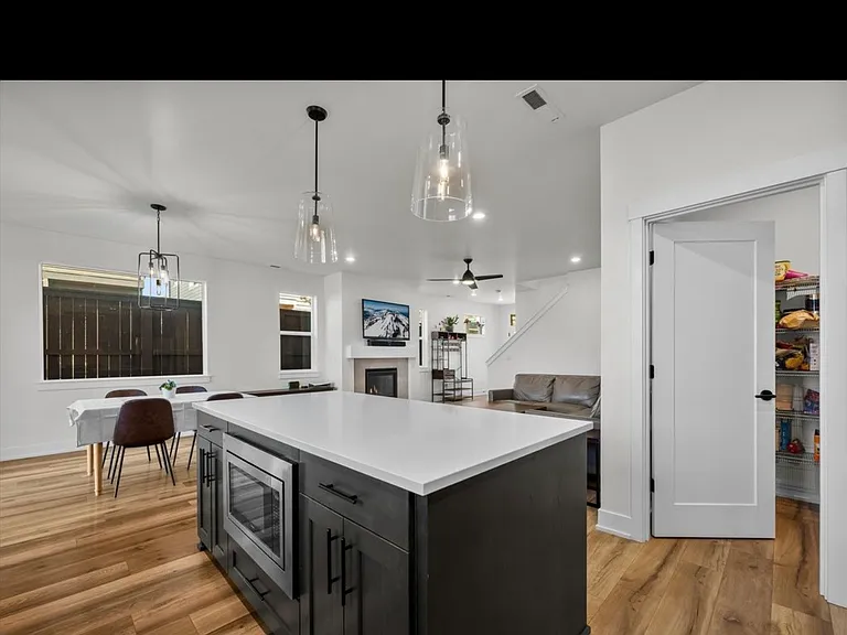 Kitchen and large walk in pantry