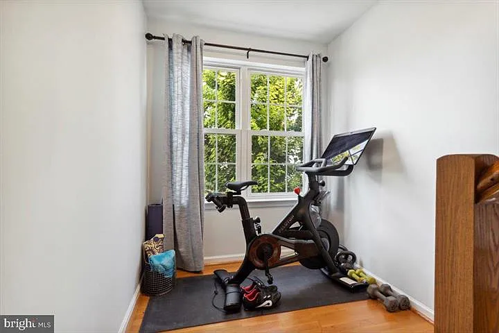 1 landing can even accommodate exercise equipment