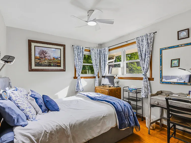 MAIN LEVEL: Front Bedroom (Hall behind camera, Back Bedroom to left)