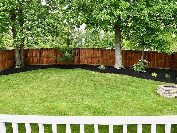 Fenced area of Backyard 